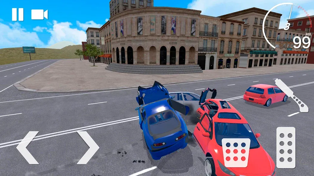 Traffic Crashes Car Crash (Трафик Краш Кар Краш)  [МОД Бесконечные деньги] Screenshot 4