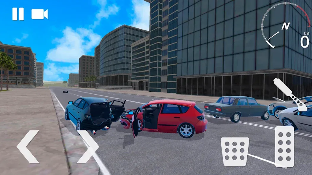 Traffic Crashes Car Crash (Трафик Краш Кар Краш)  [МОД Бесконечные деньги] Screenshot 5