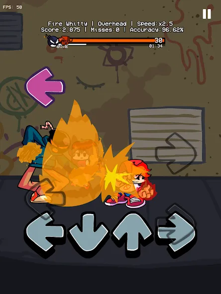 Music Battle Fire Fight Whitty (Бит Огонь Бой Мод Витти)  [МОД Menu] Screenshot 3