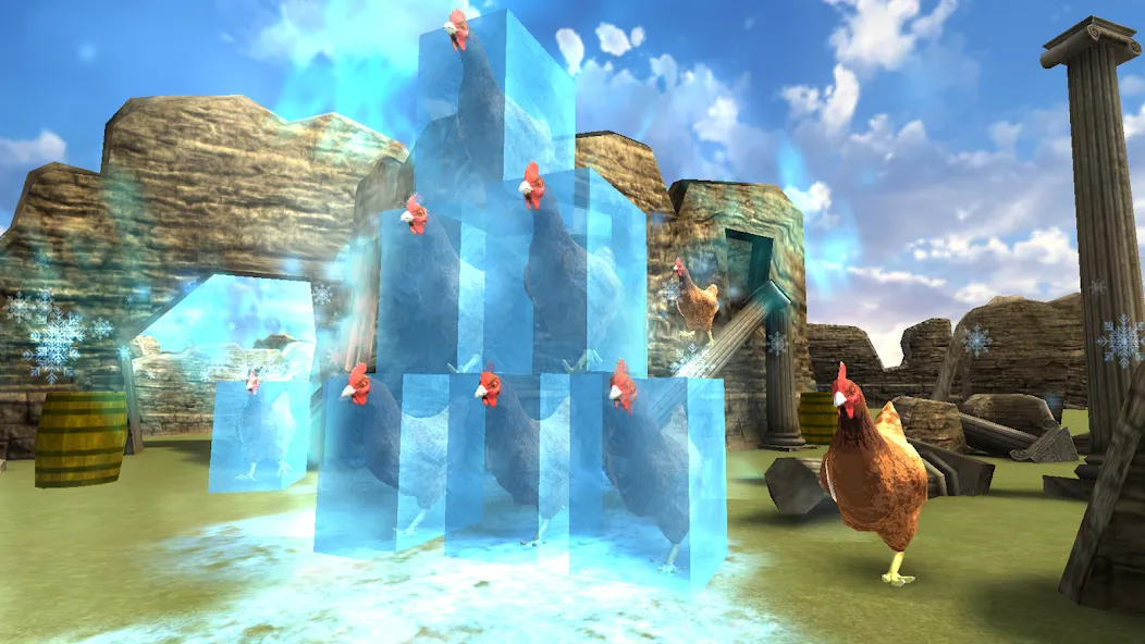 Cluck Shot: Chicken War FPS (Клак Шот)  [МОД Бесконечные монеты] Screenshot 3