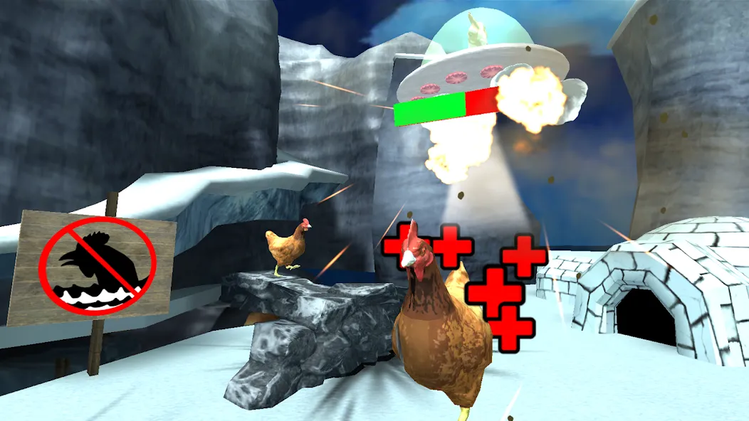 Cluck Shot: Chicken War FPS (Клак Шот)  [МОД Бесконечные монеты] Screenshot 5