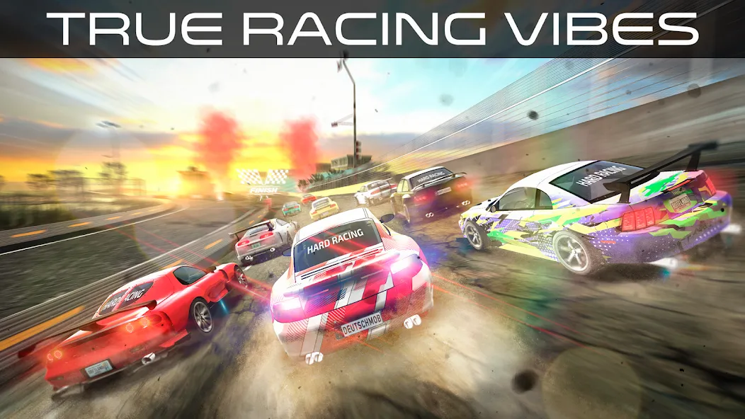 Hard Racing - Real Drag Racing (Хард Рейсинг)  [МОД Бесконечные деньги] Screenshot 1