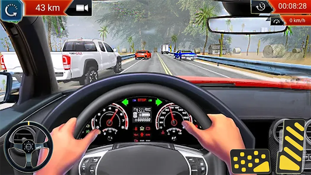 Car Highway Racing for Speed (Трафик Рейсер Трафик игры)  [МОД Много денег] Screenshot 3