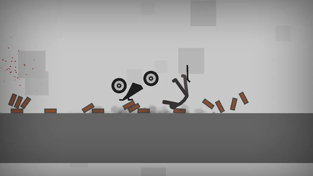 Stickman Dismounting (тикман Дисмаунтинг)  [МОД Unlocked] Screenshot 3