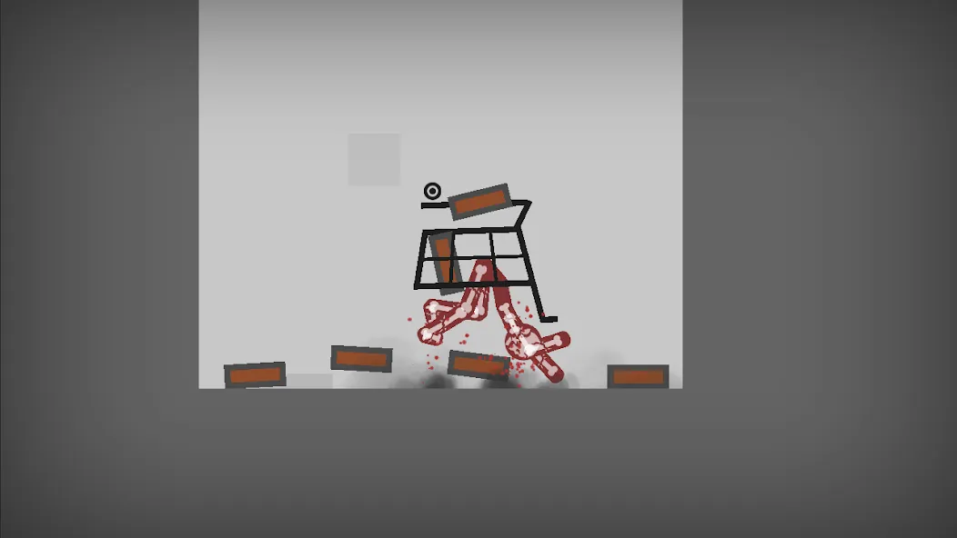 Stickman Dismounting (тикман Дисмаунтинг)  [МОД Unlocked] Screenshot 5