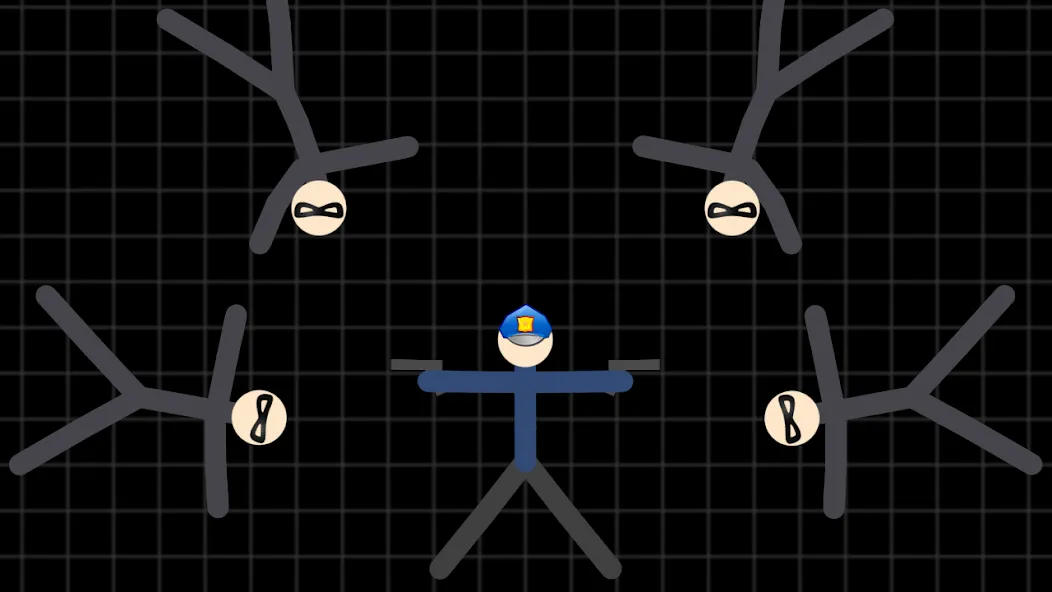 Stickman Warriors (Сткмен Вонсы)  [МОД Много денег] Screenshot 1