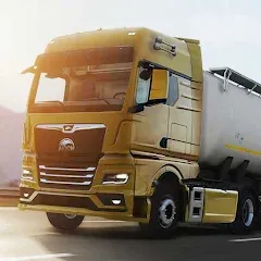 Взломанная Truckers of Europe 3 (Тракеры Европы 3)  [МОД Mega Pack] - последняя версия apk на Андроид