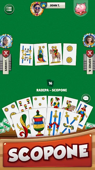 Scopa - Italian Card Game (Скопа)  [МОД Menu] Screenshot 4