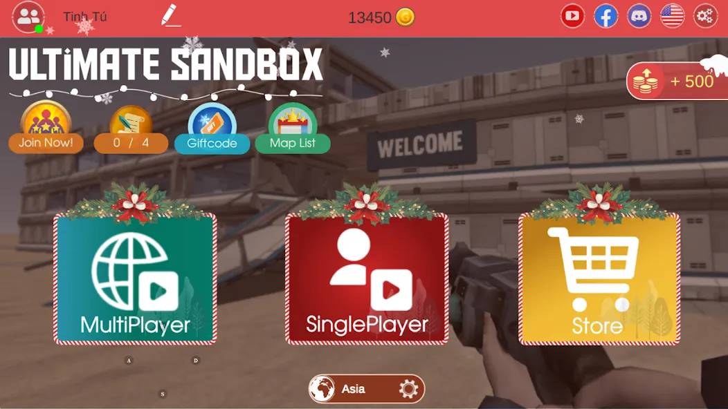 Ultimate Sandbox: Mod Online (Ультимейт Сэндбокс)  [МОД Unlimited Money] Screenshot 1