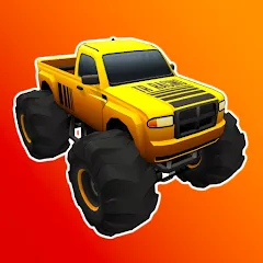 Скачать взломанную Monster Truck Rampage (Монстр Трак Рэмпейдж)  [МОД Menu] - последняя версия apk на Андроид