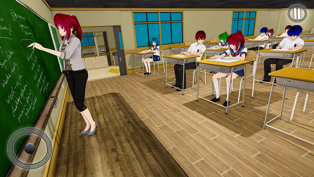 Anime Girl School Teacher 3D  [МОД Много денег] Screenshot 2