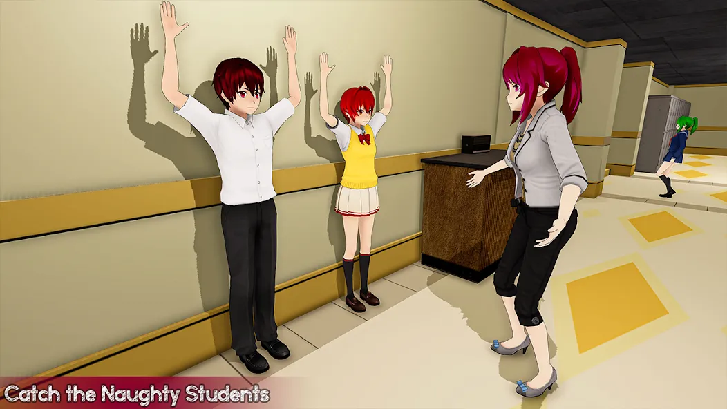 Anime Girl School Teacher 3D  [МОД Много денег] Screenshot 3