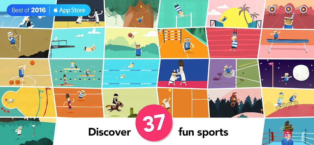 Fiete Sports - 37 Sport Games (Фите Спортс)  [МОД Unlocked] Screenshot 1