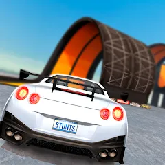 Взломанная Car Stunt Races: Mega Ramps (Кар Стант Рейсы)  [МОД Mega Pack] - последняя версия apk на Андроид