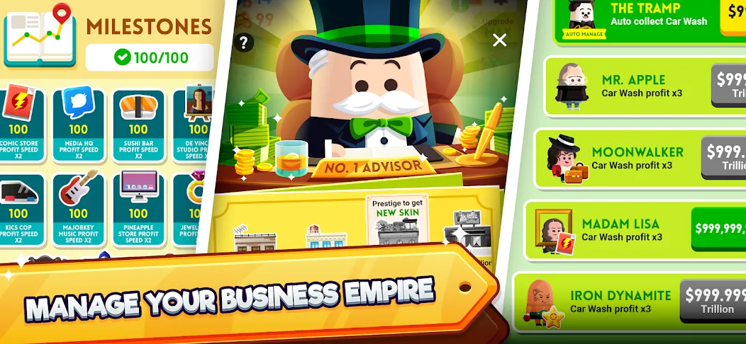 Cash, Inc. Fame & Fortune Game  [МОД Unlimited Money] Screenshot 4