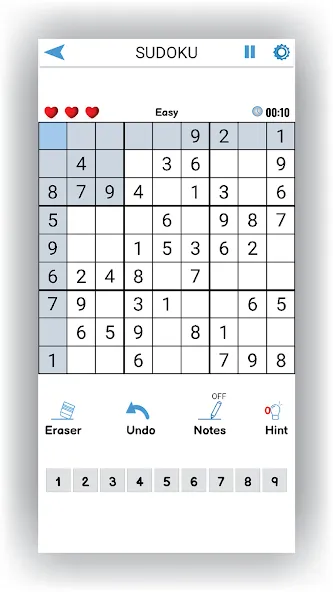 Sudoku Offline: Hard Puzzles (Судоку Оффлайн)  [МОД Много денег] Screenshot 1