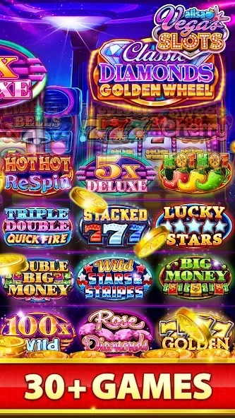 VEGAS Slots by Alisa – Free Fu (Вегас Слоты от Алисы)  [МОД Menu] Screenshot 3