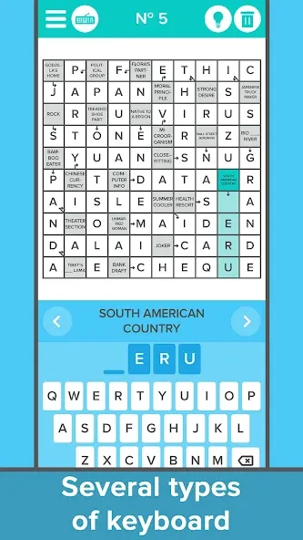 Crossword: Arrowword puzzles  [МОД Unlocked] Screenshot 2