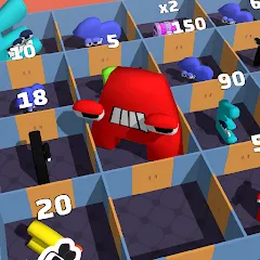 Взлом Alphabet Battle: Room Maze (Алфавит батл)  [МОД Много денег] - стабильная версия apk на Андроид