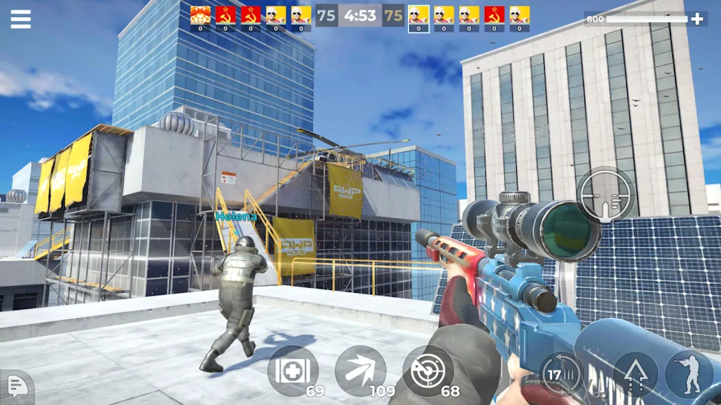 AWP Mode: Online Sniper Action (ЭЙВИПИ Режим)  [МОД Бесконечные деньги] Screenshot 1