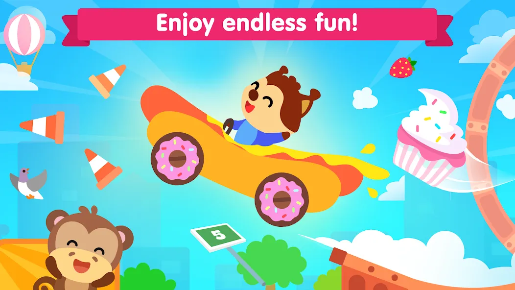 Car games for kids & toddler  [МОД Unlimited Money] Screenshot 3