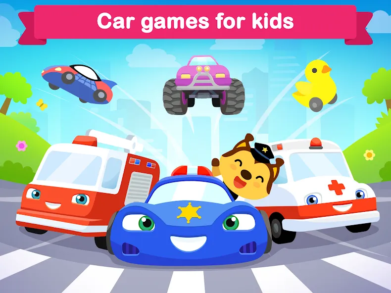 Car games for kids & toddler  [МОД Unlimited Money] Screenshot 5