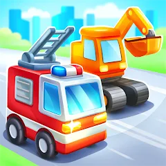 Скачать взломанную Car games for kids & toddler  [МОД Unlimited Money] - полная версия apk на Андроид