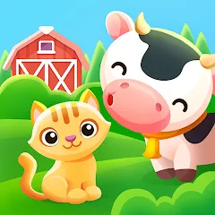 Взлом Animal sounds games for babies  [МОД Unlocked] - полная версия apk на Андроид