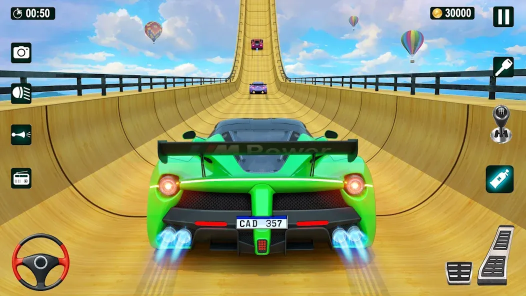 GT Car Stunt 3D: Ramp Car Game  [МОД Unlimited Money] Screenshot 1