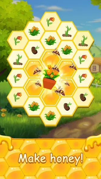 Honey Bottles - merge puzzle (Хани Ботлс)  [МОД Mega Pack] Screenshot 3