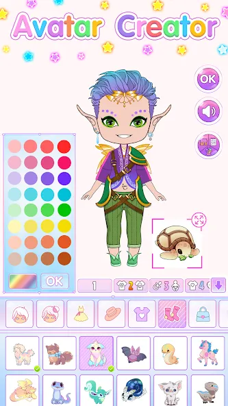 Chibi Doll Dress Up Games  [МОД Бесконечные деньги] Screenshot 4