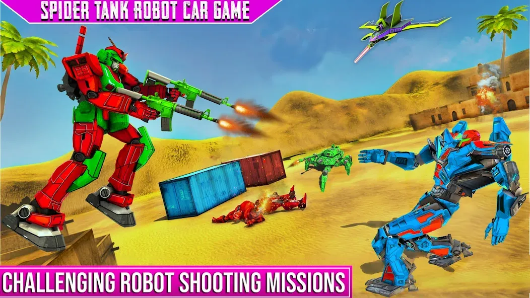 Spider Mech Wars - Robot Game  [МОД Mega Pack] Screenshot 4