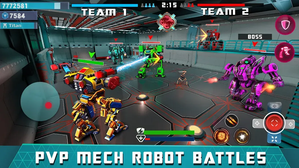 Mech Robot Wars - Multi Robot  [МОД Много монет] Screenshot 5