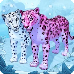 Взломанная Snow Leopard Family Sim Online  [МОД Menu] - последняя версия apk на Андроид