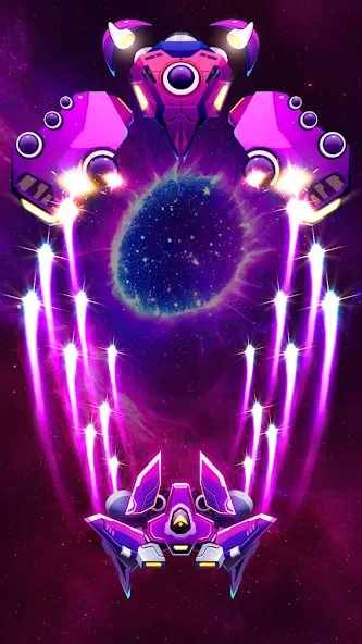 Galaxy Attack - Space Shooter (Гэлэкси Атак)  [МОД Unlocked] Screenshot 4