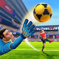 Взломанная Football World - Real People (Футбол Ворлд)  [МОД Много денег] - последняя версия apk на Андроид