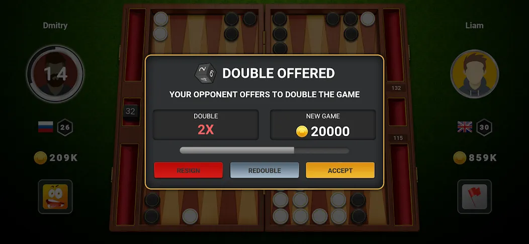 Backgammon Champs - Board Game (Бэкгаммон Чемпс)  [МОД Unlocked] Screenshot 3