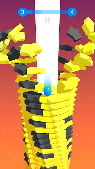 Stack Ball - Crash Platforms (Стэк Болл)  [МОД Mega Pack] Screenshot 2