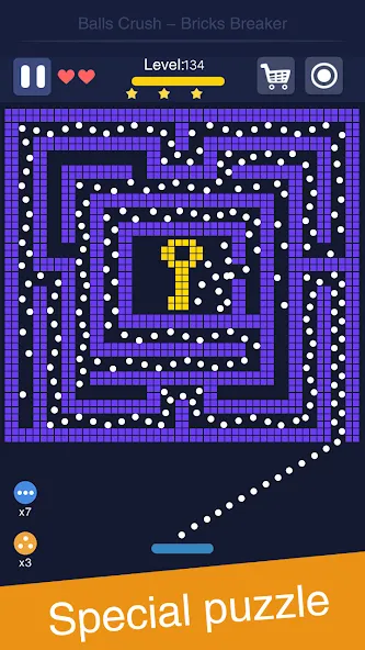 Balls Crush - Bricks Breaker (Боллз Краш)  [МОД Меню] Screenshot 2