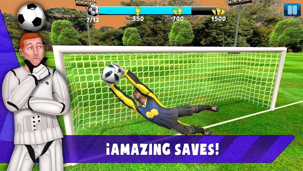 Soccer Goalkeeper 2024 (Соккер Голкипер 2022)  [МОД Бесконечные деньги] Screenshot 2