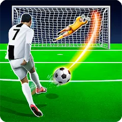 Скачать взломанную Shoot Goal - Soccer Games 2022 (Шут Гоал)  [МОД Mega Pack] - последняя версия apk на Андроид