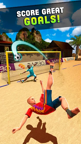 Shoot Goal - Beach Soccer Game (Шут)  [МОД Menu] Screenshot 3