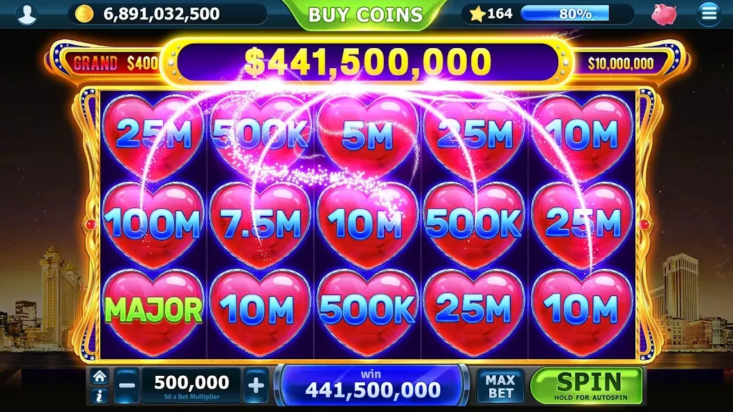 Slots of Vegas (Слоты Вегаса)  [МОД Unlocked] Screenshot 2