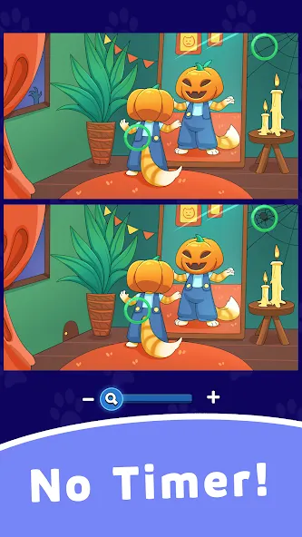 Find Differences: Cute Cats  [МОД Все открыто] Screenshot 3