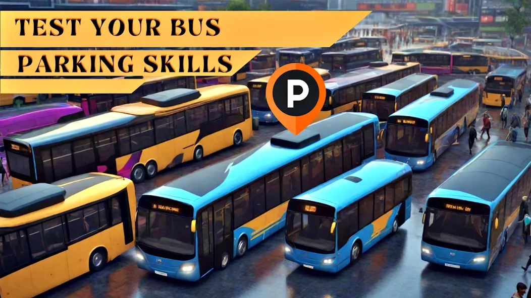 Bus Simulator 3D Bus Games (Городское автобусное симуляторение)  [МОД Menu] Screenshot 3