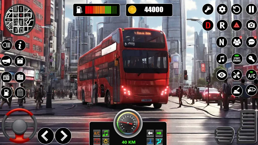 Bus Simulator 3D Bus Games (Городское автобусное симуляторение)  [МОД Menu] Screenshot 4