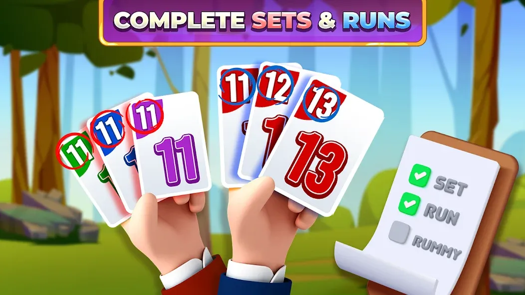 Rummy Rush - Classic Card Game (Рамми Раш)  [МОД Меню] Screenshot 2