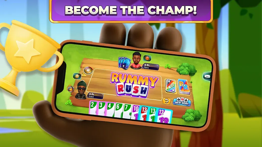 Rummy Rush - Classic Card Game (Рамми Раш)  [МОД Меню] Screenshot 5