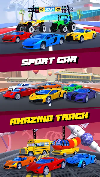 Car Race 3D - Racing Master (С  3D  Гонки на автомобилях 3D)  [МОД Много денег] Screenshot 3