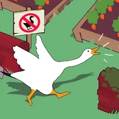 Взломанная Crazy Goose Simulator  [МОД Unlocked] - полная версия apk на Андроид